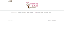 Desktop Screenshot of buddhafulsoulsyogastudio.com