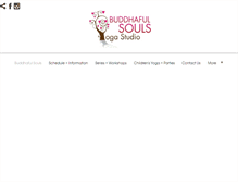 Tablet Screenshot of buddhafulsoulsyogastudio.com